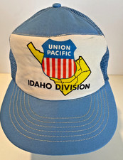 Vintage Union Pacific Idaho Devision Foam/ Mesh Adjust. Baseball Hat Rare!