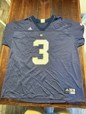 Notre Dame Fighting Irish Joe Montana Adidas Blue NCAA Football Jersey SZ XL