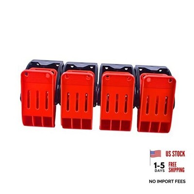 4 Pack Car Wash Floor Mat Clamps - Swivel Large Anti-Slip Stainless Steel - 1