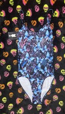 Ethika NWT Women's Pull-On blouse "The Bodysuit" Butterfly print Size XS Size 0