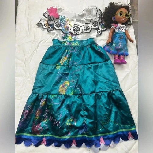 Kids, Disney, Encanto, Maribel costume with doll