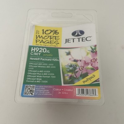 Jettec H920 Tintenpatrone Farbe als Ersatz für HP920
