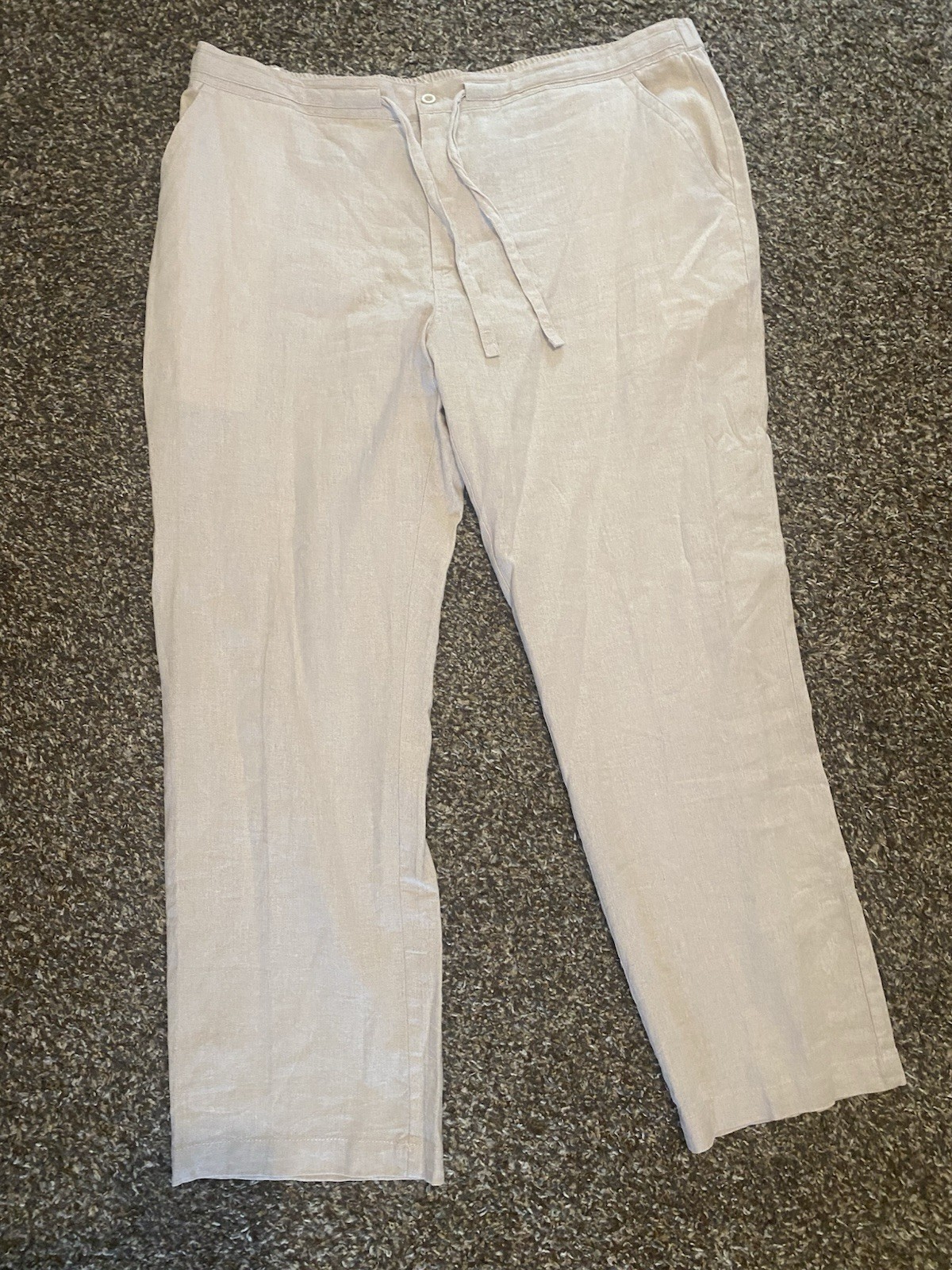 Cubavera Men's Painter Pants Relaxed Fit Size XXL Beige