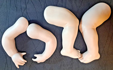 Vintage Porcelain Hanging Doll Arms Legs Jointed Doll Making Parts