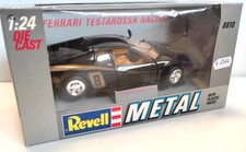REVELL VINTAGE 1:24 AUTO DIE CAST  FERRARI TESTAROSSA RACING #8 NERO   ART 8610