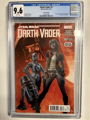 Star Wars: Darth Vader #3 · 2nd Print · Marvel Comics 2015 · Aphra · CGC 9.6