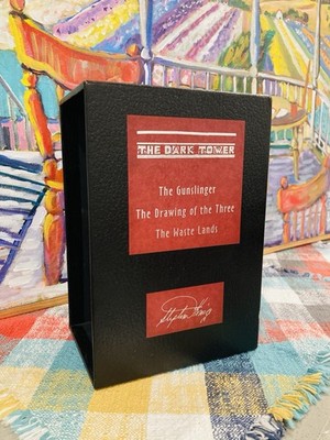 EXCLUSIVE!!! Stephen King The Dark Tower  (I-III) SLIPCASE Gift Edition GRANT