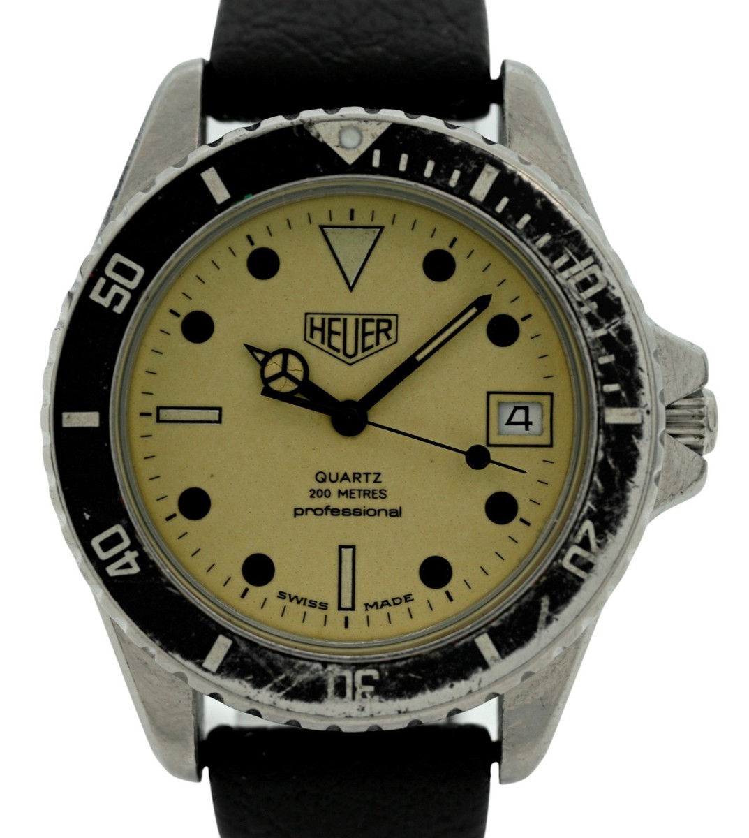 Heuer Pre-Tag 37mm Men's Luminous Dial Professional 1000 Series