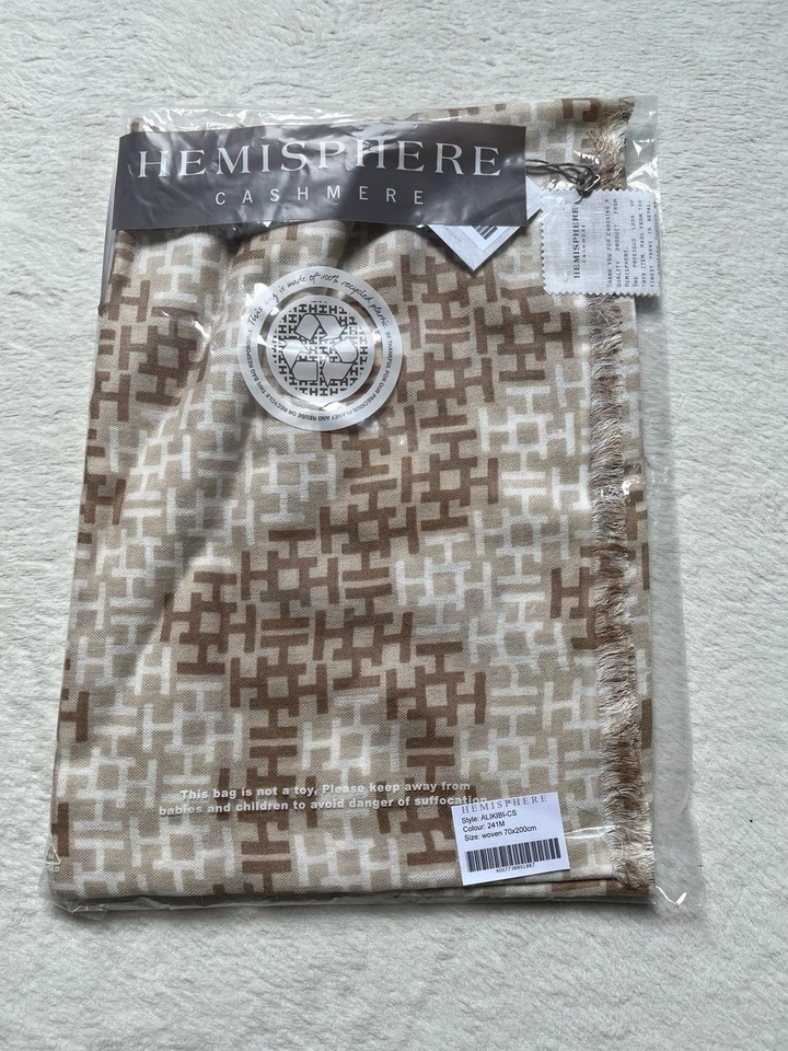 Neu Hemisphere Kaschmir Schal  Alikibi 70x200 VKP € 329 - Bild 2 von 4