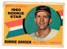 1960 Topps - #127 Ronnie Hansen