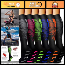 6 Pack Copper Compression Socks for Men  Women - Circulation Support for Runnin