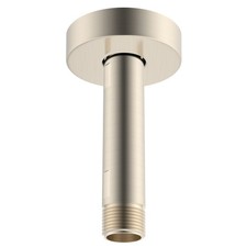 All Metal Ceiling Mounted Shower Arm 4 Inch Showerhead Extension Arm with Flange
