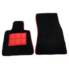 Bespoke Edition Black Sheepskin Leather Floor Mats For Lamborghini All Models