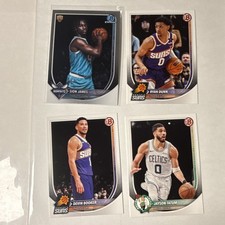 Topps 2024-25 Bowman U Best NBA Basketball Card Lot 4 James Dunn Booker Tatum