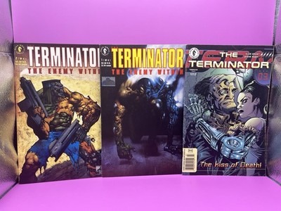 The Terminator The Enemy Within #1 ,2 Dark Horse Comics 1991. #3 KISS Of Death