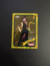 Jubilee 2025 Topps Chrome Marvel #131 Yellow Lava Refractor SP