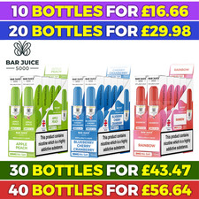 Bar Juice 5000 Nic Salt | 10ml Vape Juice | 5mg 10mg 20mg E-Liquid | 50VG/50PG