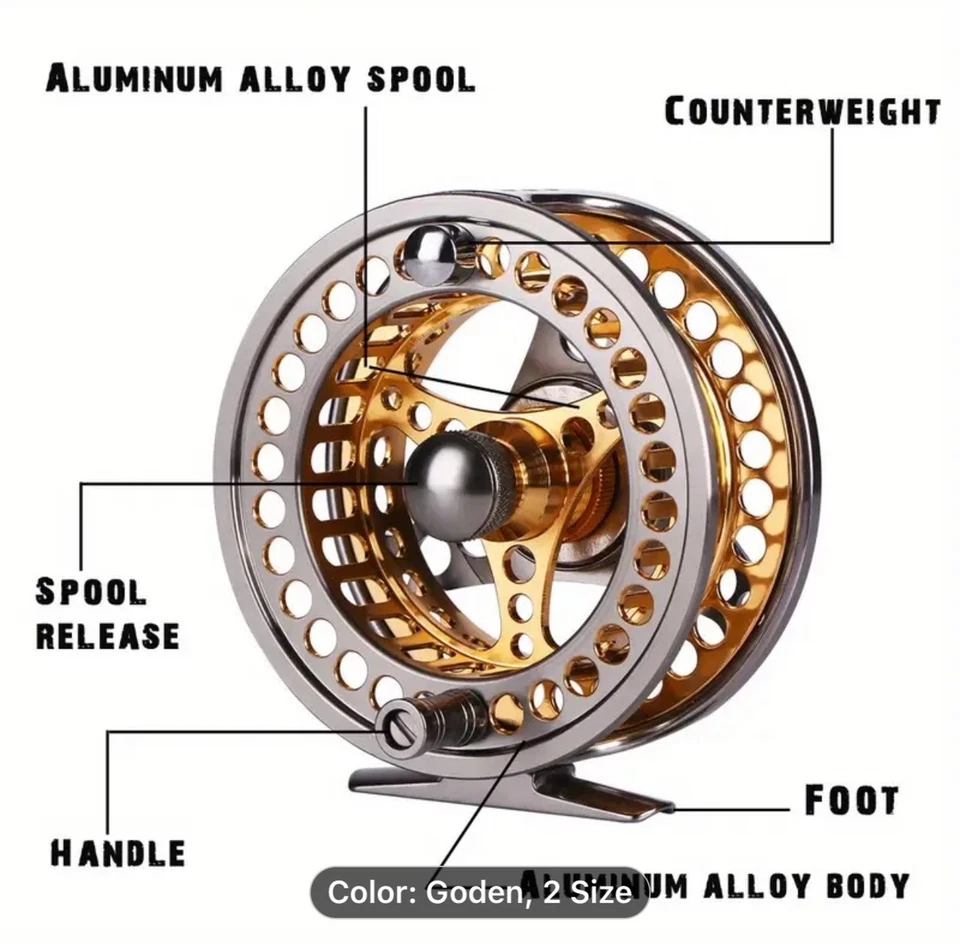 Fly Reels by Sougayilang | CNC Machined (not cast) | Disc Drag | Precision Made - Image 3 of 4