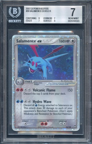 Salamence ex graded BGS 7 for sale on eBay