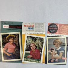 Vintage 1950s Kodak Advertising Pamphlets Lot of 3 Kodacolor Stereo Camera Signe