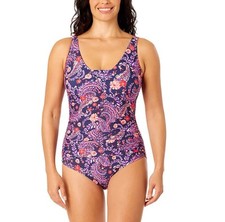 Lands' End Ladies' Swimsuit, Light Purple, L