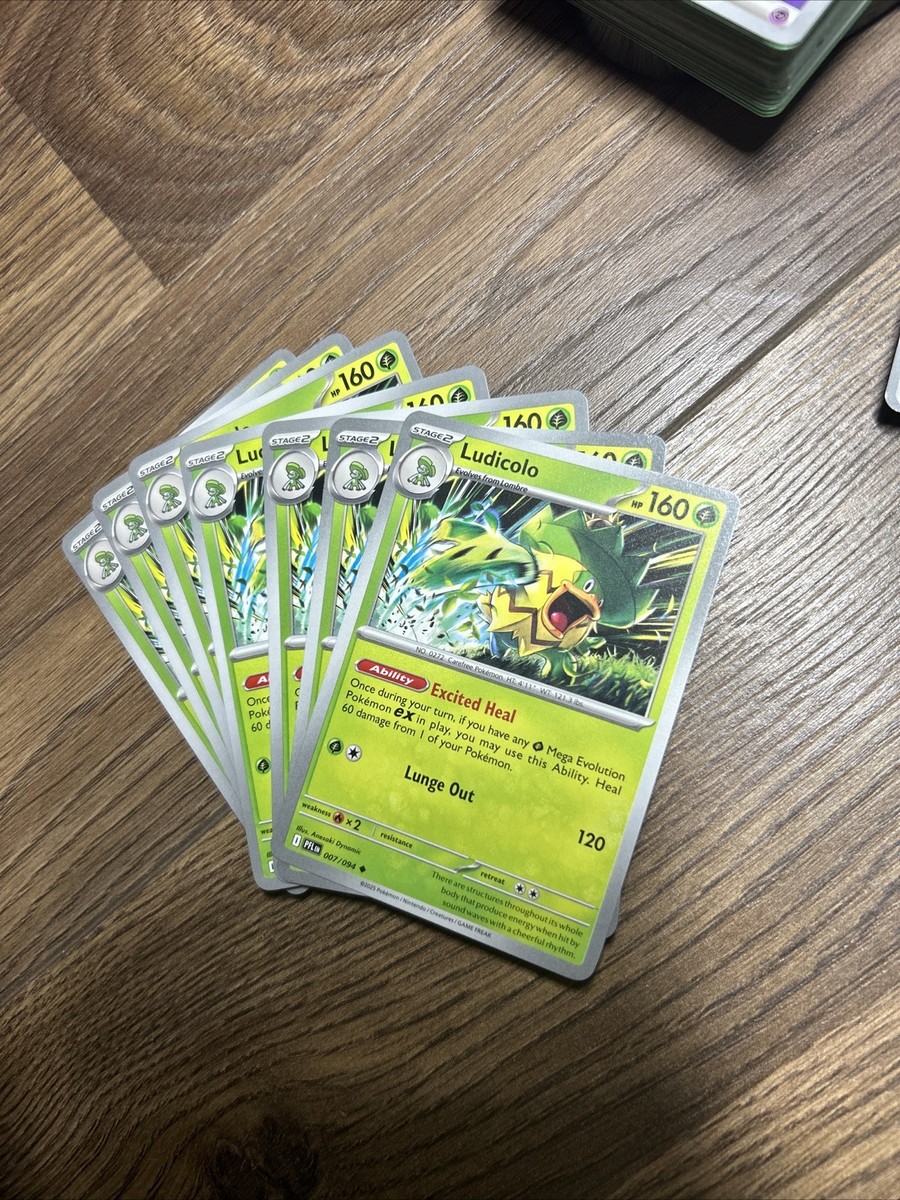 Ludicolo PFL 007/094 - Pokemon Phantasmal Flames NM IN HAND | eBay