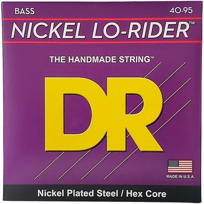 DR Strings Nickel LoRider NLLH40 Electric Bass Strings (4095)