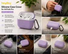 Heyday Earbud Case Cover For Airpods Pro - Soft Purple, Lavender