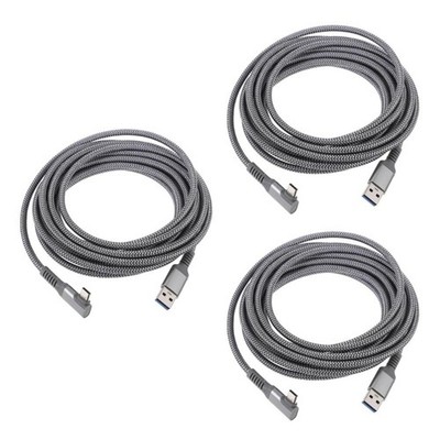 3 stücke VR Linkkabel Kompatibel für Oculus Link USB-C Dampf Typ-C 3.0 VR