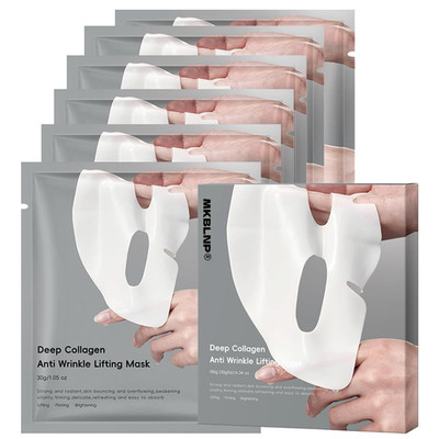 Collagen Face Mask Hydrating Overnight Collagen Face Mask (6 Pcs/1 Box) Deep Col