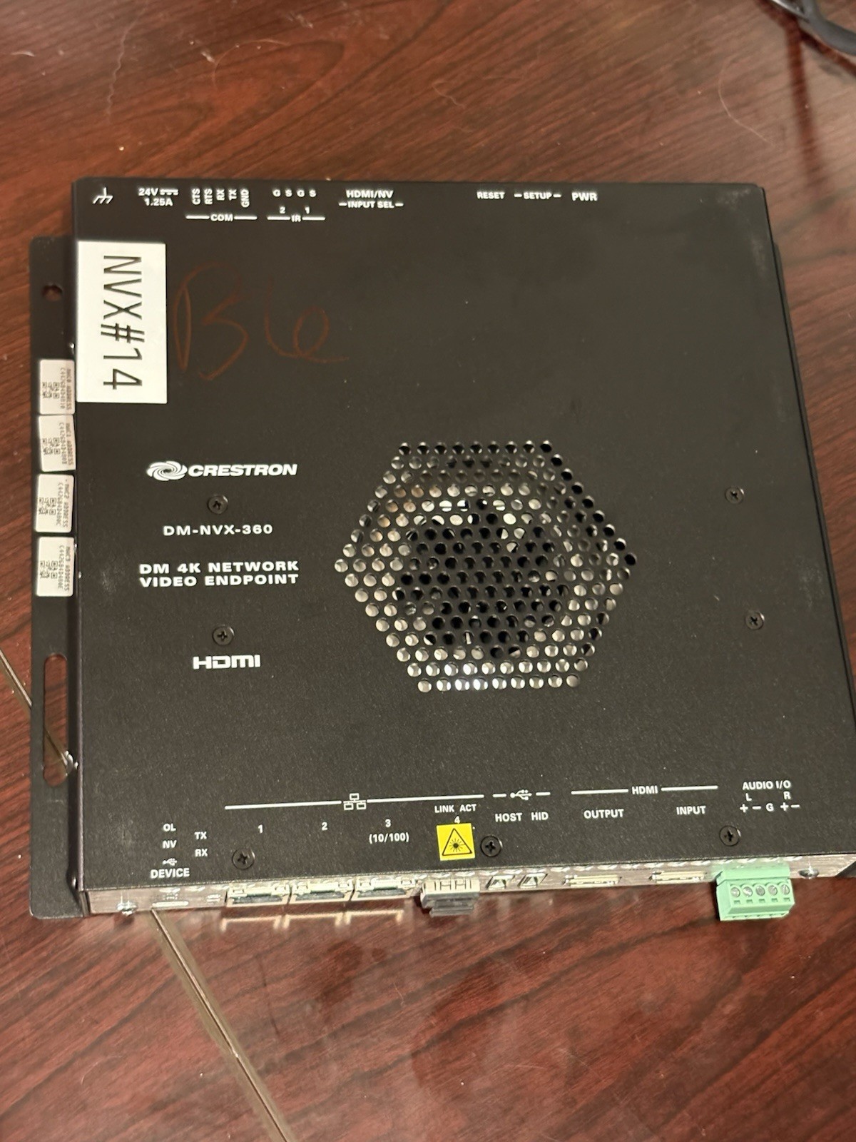 Crestron DM-NVX-360 4K60 HDR Network Streaming Encoder/Decoder