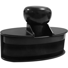 Car Tire Shine Applicator Brush Large Soft Auto Wheel Dressing Tool with Stand