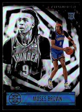 2020-21 Panini Illusions Moses Brown Rookie Oklahoma City Thunder #185