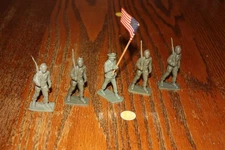 Timmee/Processed Plastic Marching Honor Guard with American Flag Holder Tank