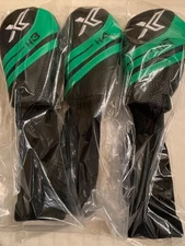 NEW XXIO #3, #4 and #5 Hybrid Headcovers Black/Green/White