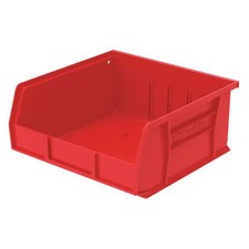 Akro-Mils 30235Red Hang & Stack Storage Bin, 11 In W X 10-7/8 In L X 5 In H, 50