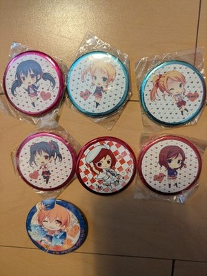 Love Live! 7pc Pin Set: Eli Ayase/Nico Yazawa/Maki Nishikino/Rin Hoshizora  GW