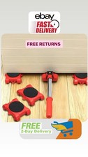 5Pcs Heavy Furniture Lifter Lifting Easy Moving Slider Mover Tool Set Removal
