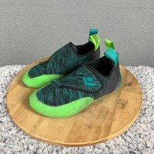 Black Diamond Momentum Shoes Kid's US 3 Envy Green Engineered Knit Rock Climbing