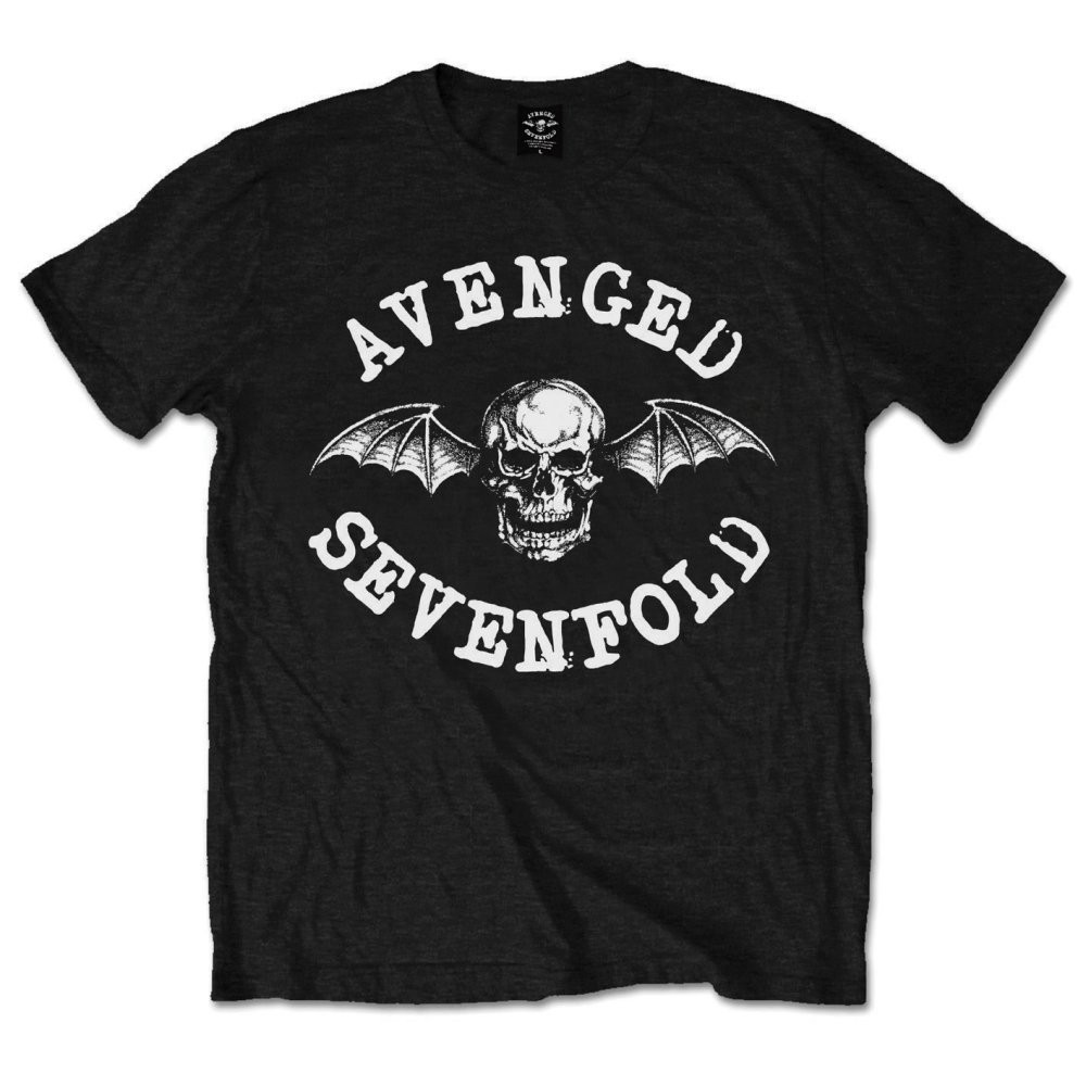 Avenged Sevenfold Classic Deathbat Uomo XXL Nero с коротким рукавом (черный)