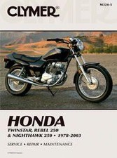 CLYMER MANUAL HONDA CM185T ,CM200T, CM250C REBEL, CMX250C, CB250 NIGHTHAWK