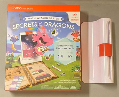 Osmo Math Wizard Series - Secrets of The Dragons Learning Game + iPad base