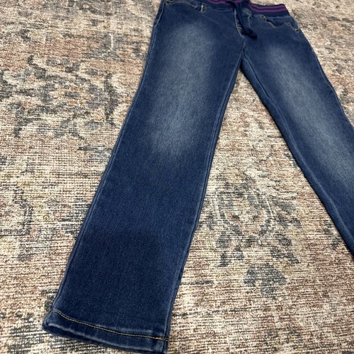Denim Jeans Girls Size 10 Skinny Stretch Pull-on Cat & Jack Free Shipping - Picture 3 of 11