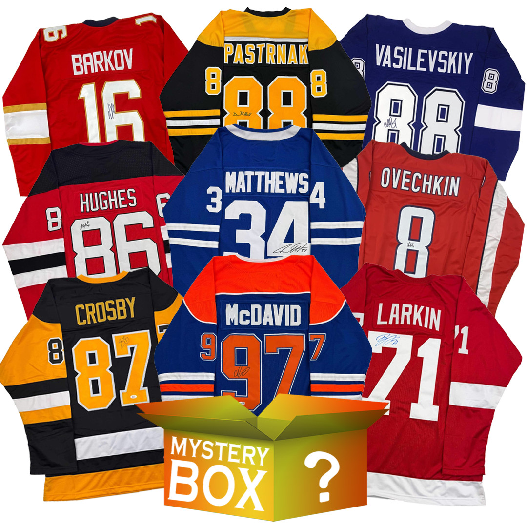 Active Stars Autographed/Signed Hockey Jersey Mystery Box Psa Jsa Or Beckett Coa
