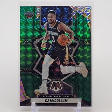 2021-22 Panini Mosaic - C.J. McCollum #5 Green Mosaic Prizm - Pelicans