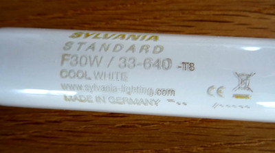 4 Stück Sylvania F  30 W / 33-640 -T B Leuchstofflampe Röhre Cool White  90 cm