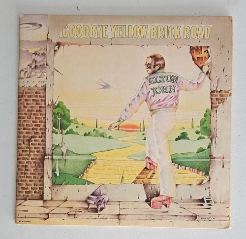 ELTON JOHN:Goodbye Yellow Brick Road MCA 1st Press Trifold 2 Lp VG+