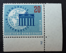 Berlin postfrisch Ecke 4 FN 2 / Kommunaler Weltkongress (1959)