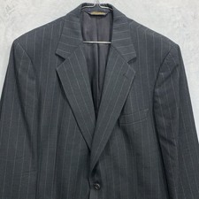 Brooks Brothers Men's Pinstripe Wool Blazer Suit Size 44 R Career Business