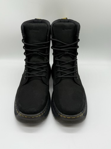 Botas de Combate Dr. Martens Crewson Negras Nubuck Con Cordones Para Hombre Talla 9 Para Mujer 10 - Imagen 2 de 7
